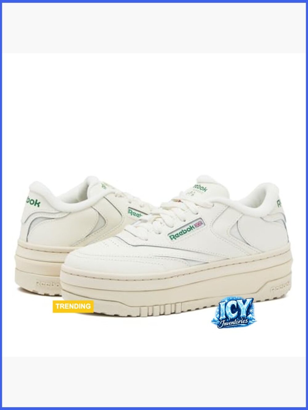 Leather Platform Sneakers Casual Tennis Shoes for Women - Lace-Up Athletic - Picture 6 of 7